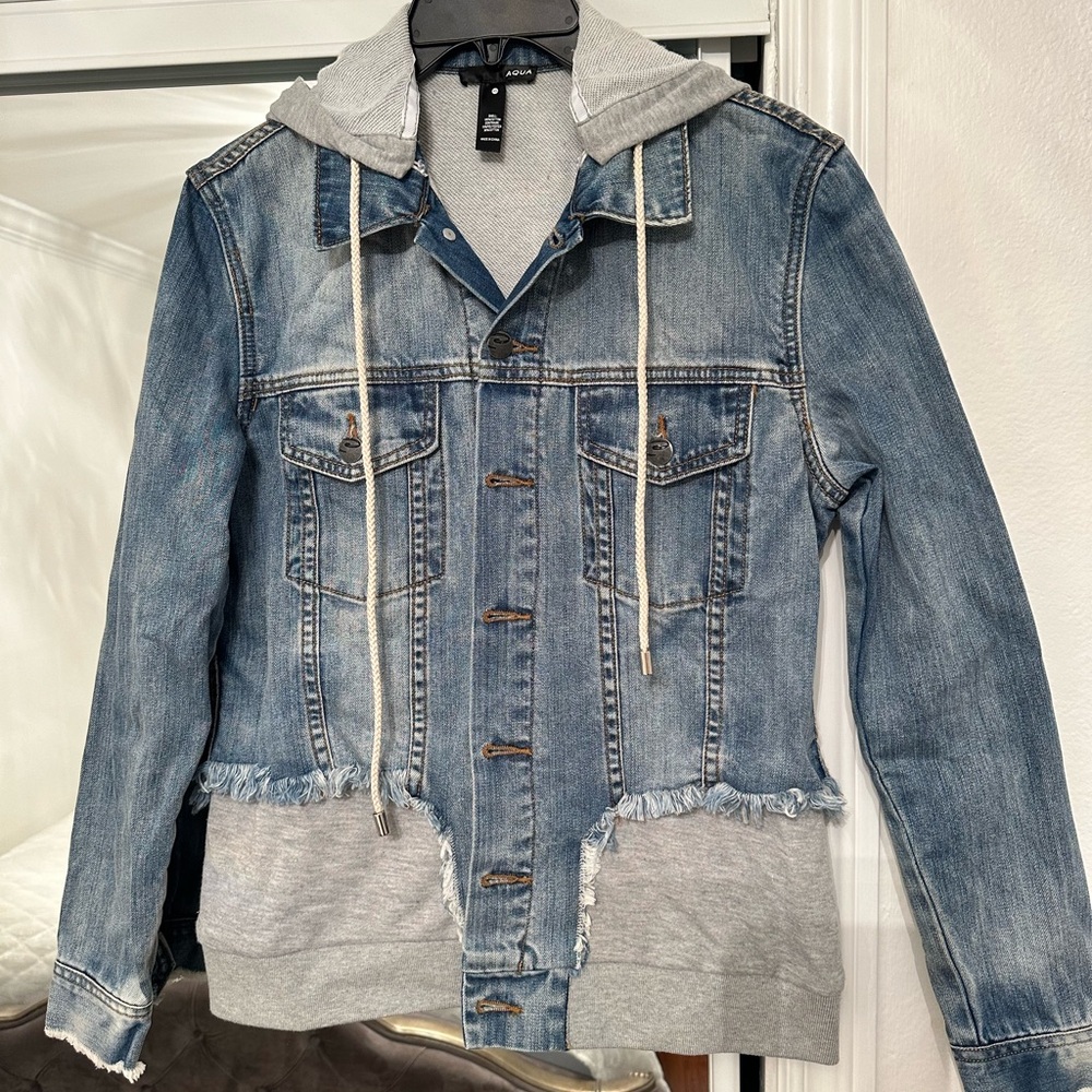 Woman’s Aqua Layered Denim Jeans